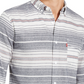 Levi's Men's Avalon Striped Flannel Shirt Gray/Beige Size Large