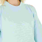 Ideology Women's Cold Shoulder Vented Top Green Size Small