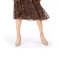 Tommy Hilfiger Women's Flocked Midi Dress Black Size 4