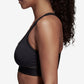 adidas Women's AlphaSkin Racerback Impact Sports Bra Black Size XXL