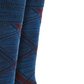 Perry Ellis Men's Plaid Socks Blue Size Regular