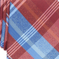 Perry Ellis Men's Essex Plaid Tie Rustcopper Size Regular