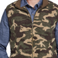 Weatherproof Vintage Men's Vest Pebble Fleece Camo Print Green Size Medium