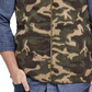 Weatherproof Vintage Men's Vest Pebble Fleece Camo Print Green Size Medium