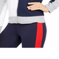 Tommy Hilfiger Women's Sport Colorblocked Zip Up Hoodie Silver Size Small