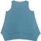 Style & Co Women's Handkerchief-Hem Tank Top  Blue Size X-Large