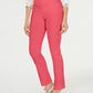 Charter Club Women's Cambridge Skinny Pull On Tummy Control Pants Red Size 18