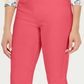 Charter Club Women's Cambridge Skinny Pull On Tummy Control Pants Red Size 18