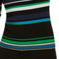 INC International Concepts Women's Metallic Striped Ribbed Sweater Black Size XS