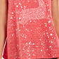 Style & Co Women's Reindeer Graphic T-Shirt Red Size Medium