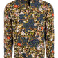 Reason Men's Garden Shirt Black/White/Blue Size X-Large