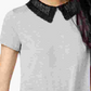 Women S Tab-Sleeve Open-Front Cardigan Gray Size X-Large