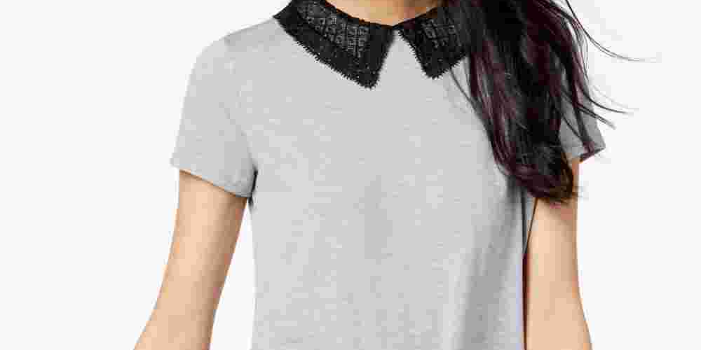 Women S Tab-Sleeve Open-Front Cardigan Gray Size X-Large