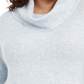 Style & Co Women's Plus Size Waffle-Knit-Trim Cowlneck Sweater Blue Size 3X