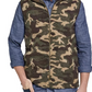 Weatherproof Men's Jacket Camo-Print Pebble-Fleece Vest Green Size X-Large