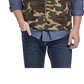 Weatherproof Men's Jacket Camo-Print Pebble-Fleece Vest Green Size X-Large