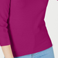 Maison Jules Women's Crewneck 3/4-Sleeve Sweater Pink Size Large