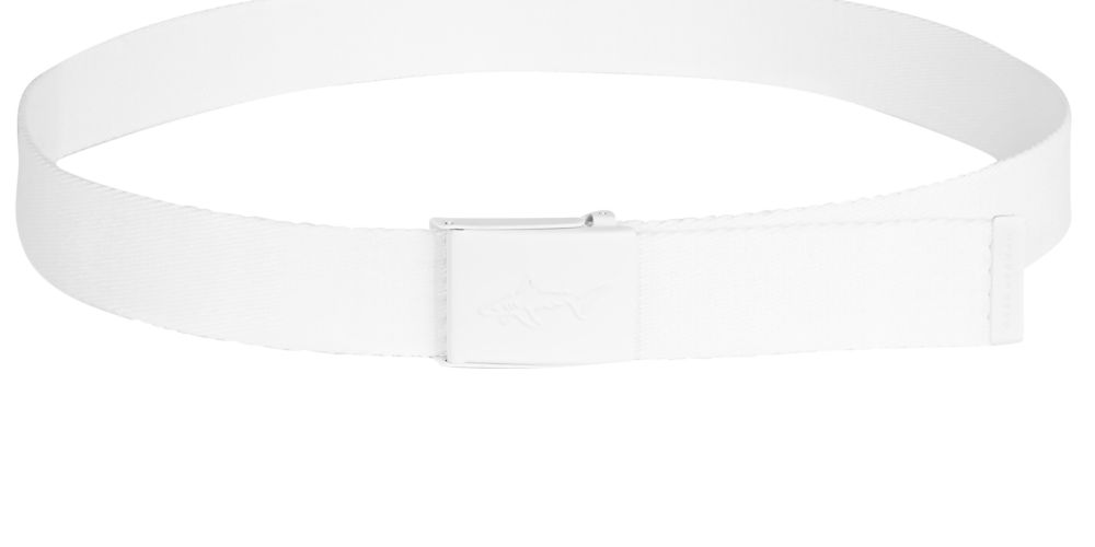 Attack Life Men's Adjustable Woven Fabric Belt White Size 44