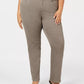 Style & Co Women's Tummy Control Straight Leg Jeans Brown Size Petite Small