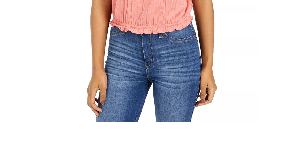 Crave Fame Junior's Off The Shoulder Peasant Top Pink Size Large