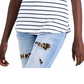INC International Concepts Women's Cotton Crewneck T-Shirt Camile Camo Size X-Large