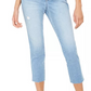 Style & Co Women's Straight-Leg Cropped Denim Jeans Blue Size 12