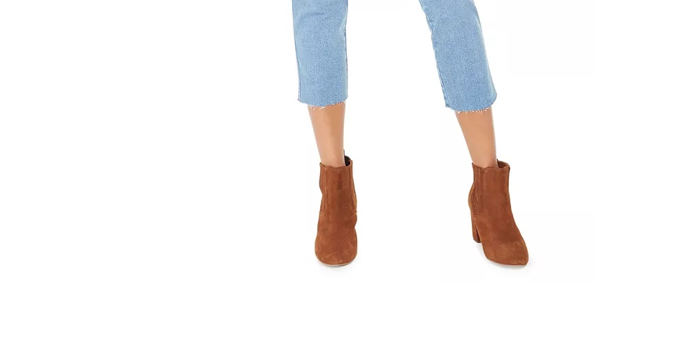 Style & Co Women's Straight-Leg Cropped Denim Jeans Blue Size 12