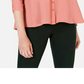 Style & Co Women's Swing Blouse Orange Size PS