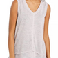 Style & Co Women's V Neck High Low Tank Top Pink Size Medium