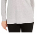 Charter Club Women's V Neck Pullover Knit Sweater Gray Size Large