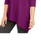 Alfani Women's Asymmetical Cut Out Blouse Pink Size Small