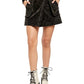 Free People Women's Carson Utility Faux Wrap Skirt Black Size 4