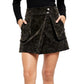 Free People Women's Carson Utility Faux Wrap Skirt Black Size 4