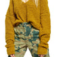 Free People Women's Finder Keepers V-Neck Sweater  Green Size Small
