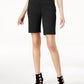 INC International Concepts Women's Stud Trim Bermuda Shorts Black Size 10