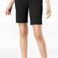 INC International Concepts Women's Stud Trim Bermuda Shorts Black Size 10