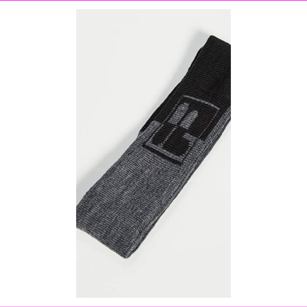 Fila Men's Knit Reversible Headband Gray Size Regular