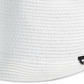 Block Hats Men's Braided Paper Straw Fedora White Size M/L