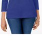 Karen Scott Women's Scoop-Neck Top Pink Size Medium