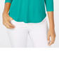 Thalia Sodi Women's Ring Hardware Strappy Top Green Size XX-Large