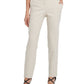 DKNY Women's Striped Flat Front Straight Leg Dress Pants Brown Size 6