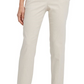 DKNY Women's Striped Flat Front Straight Leg Dress Pants Brown Size 6