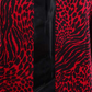 Kasper Women's Printed Jacket Red Size 6