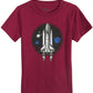 Epic Threads Little Boy's Spaceship T-Shirt Red Size 7