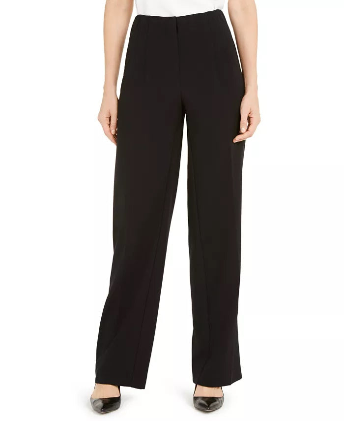 Alfani Women's Straight Leg Wear To Work Pants Black Size 14