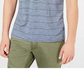 INC International Concepts Men's Striped Henley Gray Size XX-Large