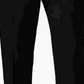 Haggar Men's Big & Tall Premium Comfort Stretch Classic Fit Solid Flat Front Dress Pants Black Size 46X32