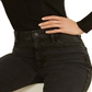 Guess Women's Irina Pierced Ribbed Sweater Black Size Small