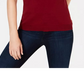 Charter Club Women's Button Shoulder Sweater Wine Size Large