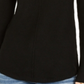INC International Concepts Women's Textured Knitted Long Sleeve Jewel Neck Sweater Black Size Small